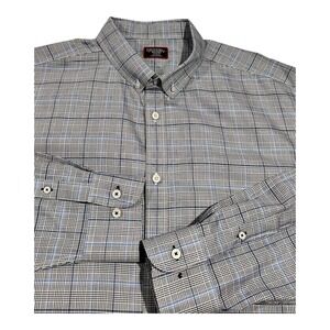 UNTUCKit Men's XXL Milano Fit Plaid Button-Down Cotton Shirt Mauritius